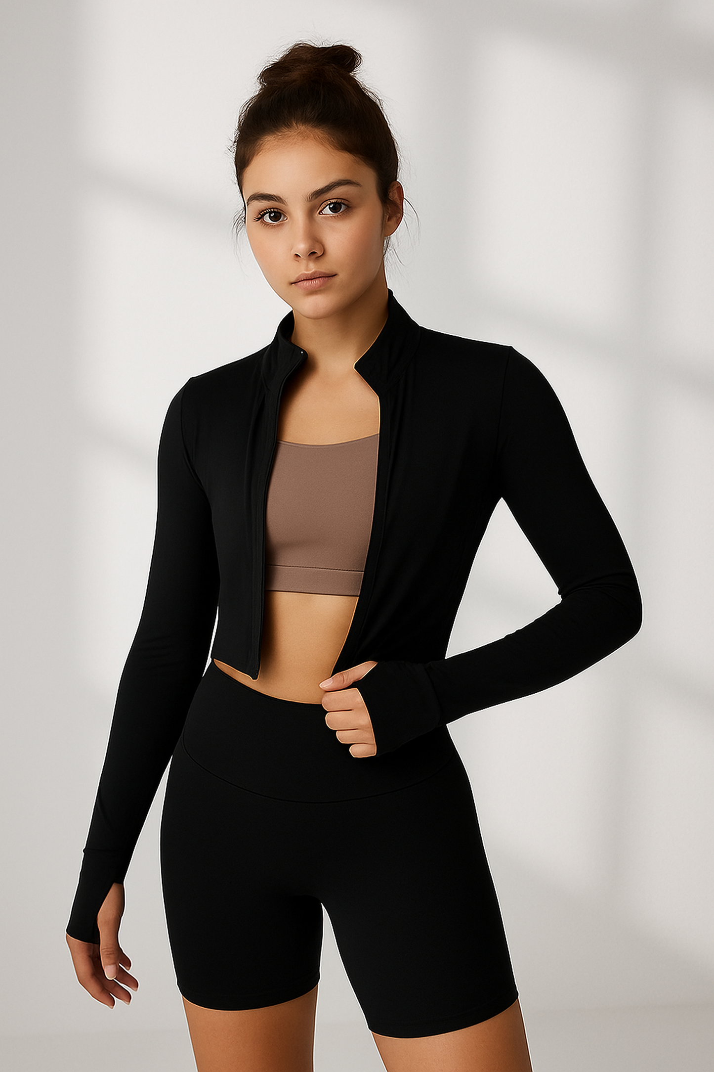 MoveEase Zip-Up Jacket -  Black