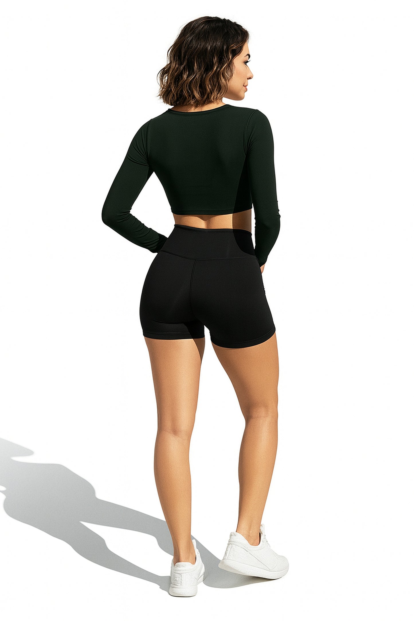 SculptEase Crop Top - Black