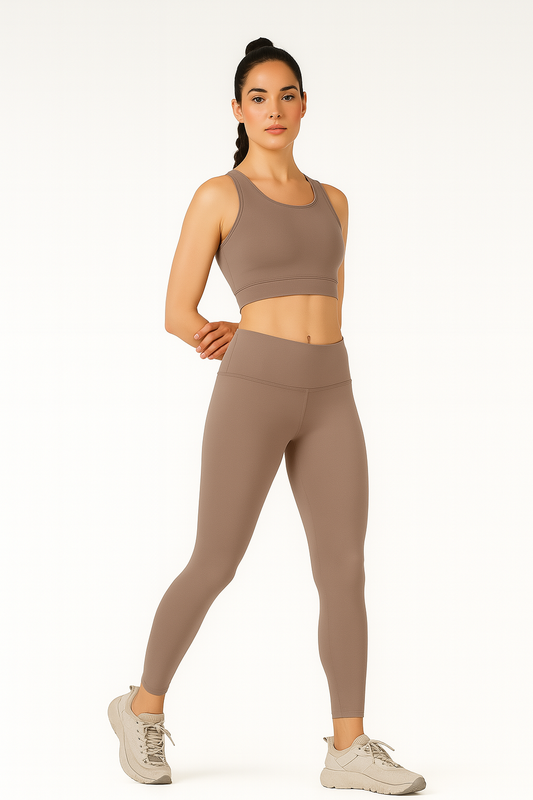 MoveEase Leggings - Mocha Mousse