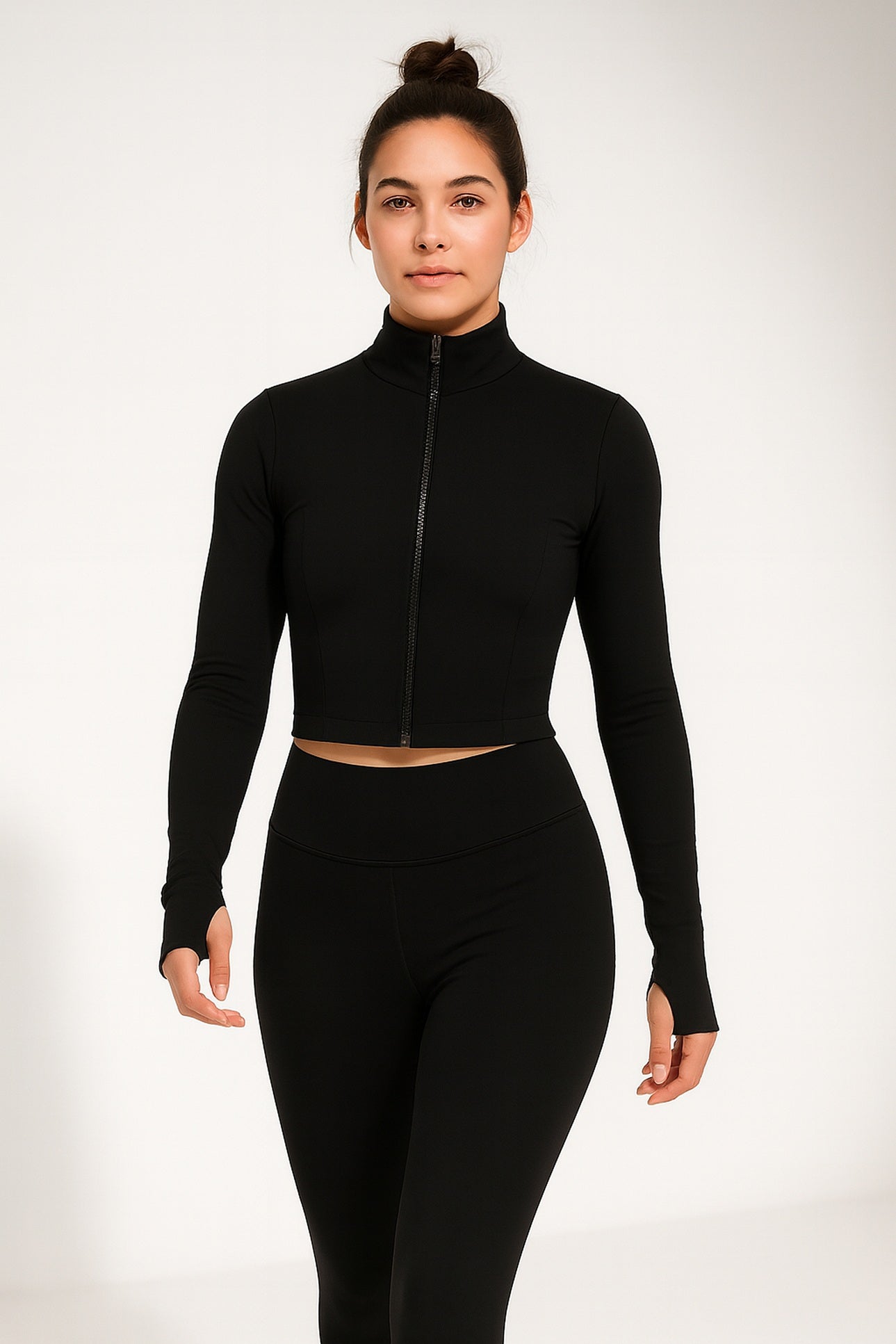 MoveEase Zip-Up Jacket -  Black