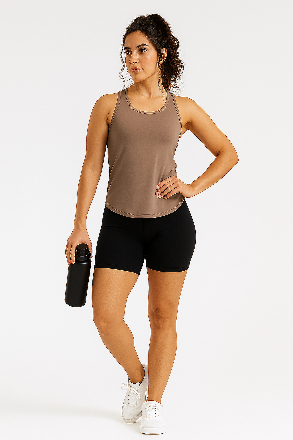 Breeze Tank - Mocha Mousse